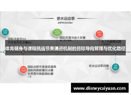 体育健身与课程挑战节奏递进机制的目标导向管理与优化路径